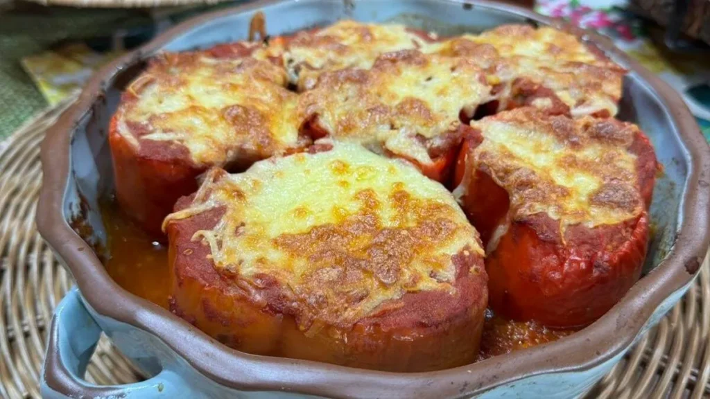 Imagem Pimentao recheado sabor de vida do artigo Pimentão Recheado – Sabor de Vida