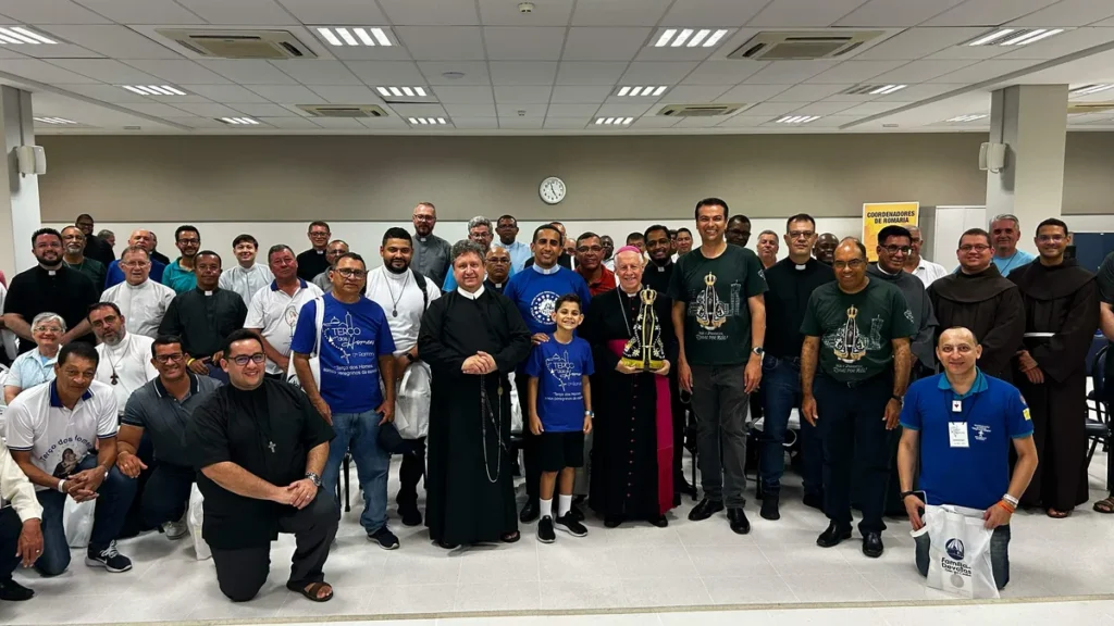 Imagem Encontro com os diretores espirituais do terco dos homens 15022024 do artigo Encontro com diretores espirituais fortalece a missão do Terço dos Homens