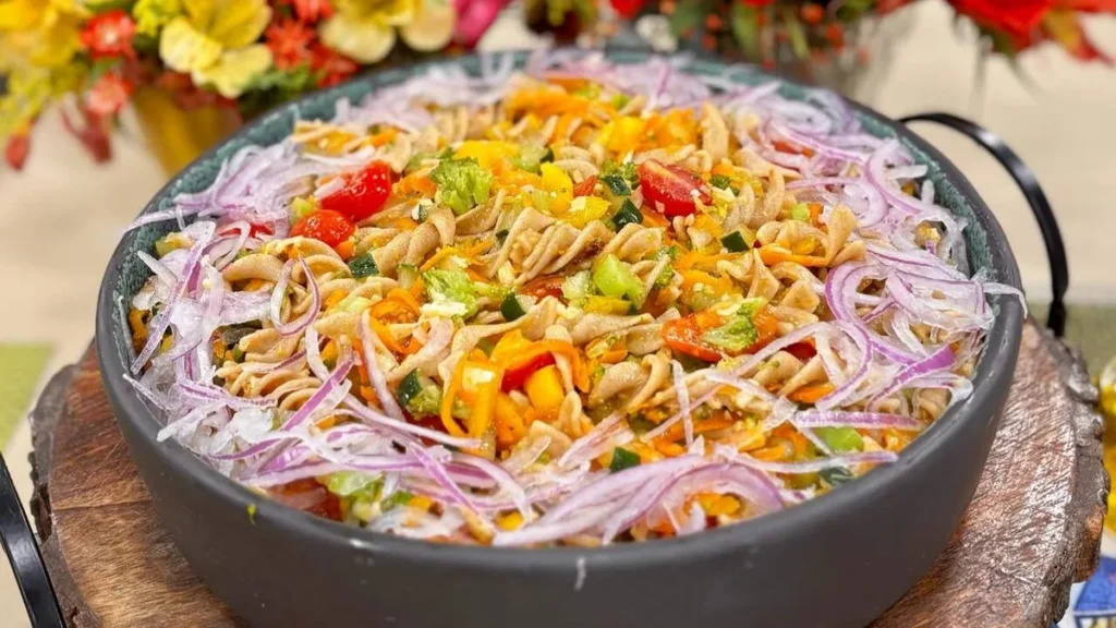 Imagem salada de macarrao e brocolis santa receita do artigo Salada de Macarrão e Brócolis – Santa Receita