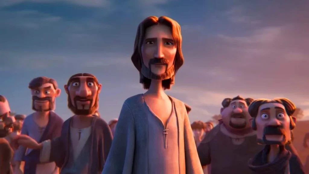 Imagem cena da animacao O Rei dos Reis do artigo Páscoa 2025 conta com lançamentos de filme e animação sobre o tema no cinema