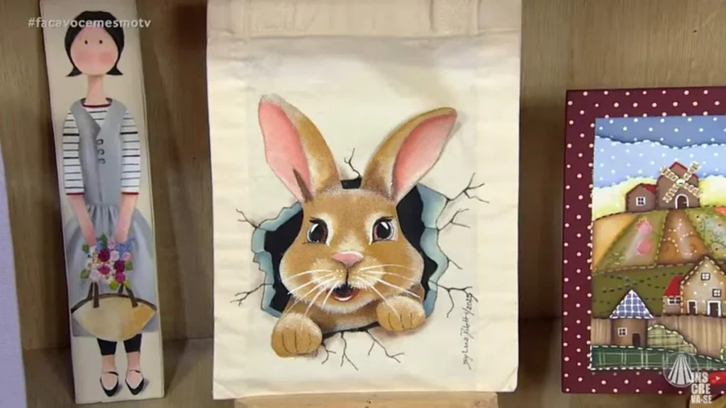 Imagem sacola ecobag pascoa do artigo Sacola de Páscoa – Faça Você Mesmo