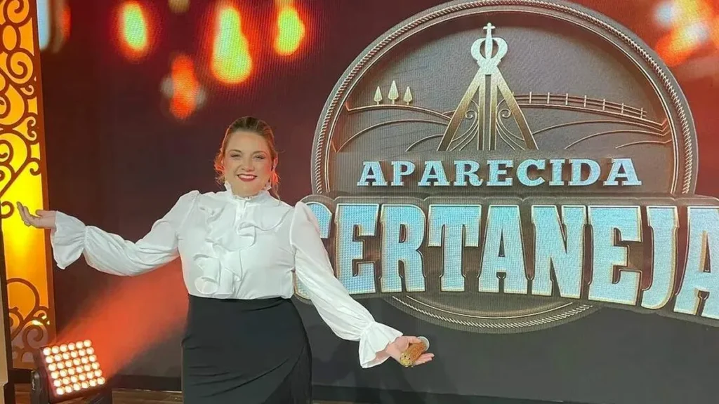Imagem 1. Mariangela Zan Producao TV Aparecida do artigo "Aparecida Sertaneja" recebe Althair e Alexandre no quadro "Memória Sertaneja"