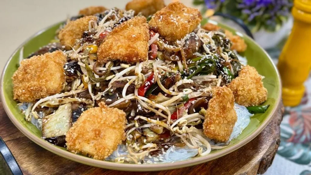 Imagem pad thai peixe santareceita do artigo Pad Thai de Peixe - Santa Receita