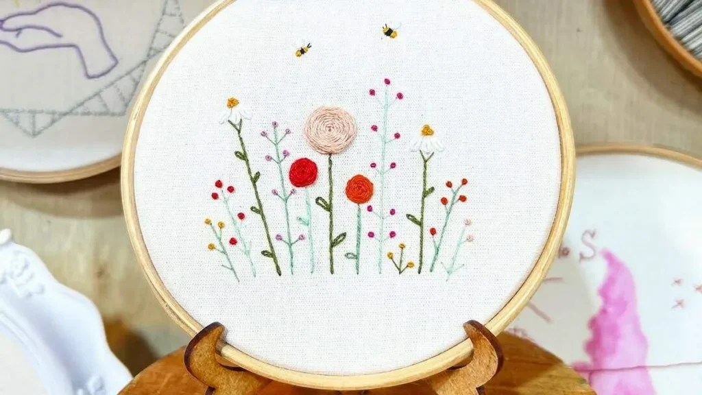 Imagem floral bordado fvm do artigo Floral Bordado em Bastidos - Faça Você Mesmo