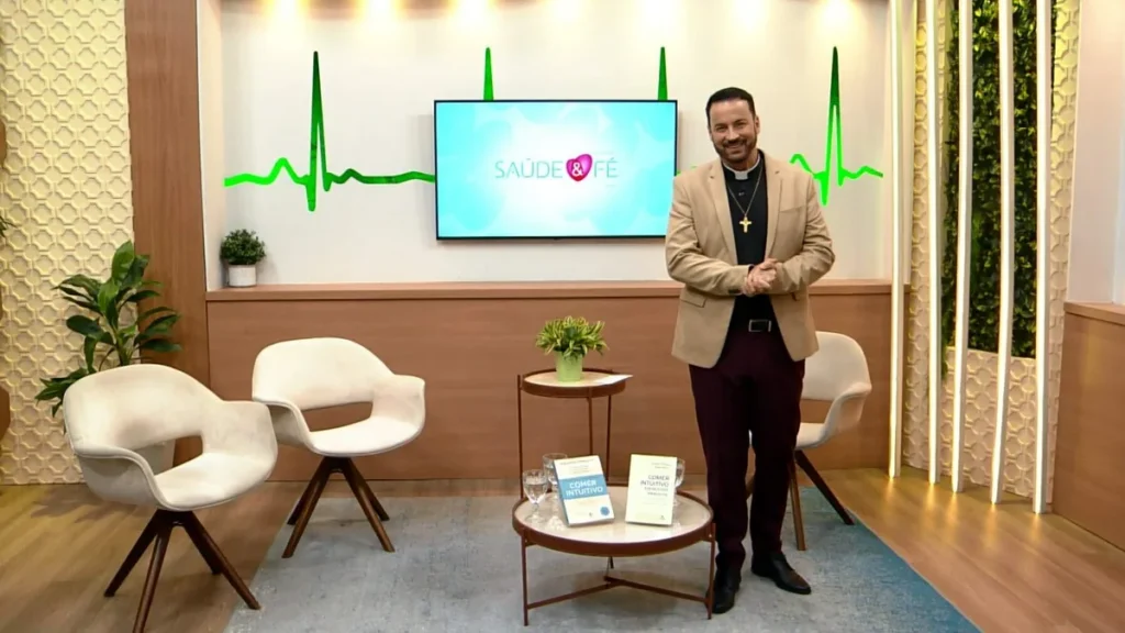 Imagem SFE 1503 Reproducao TV Aparecida 4 do artigo Nutrição intuitiva é tema do "Saúde e Fé" deste sábado