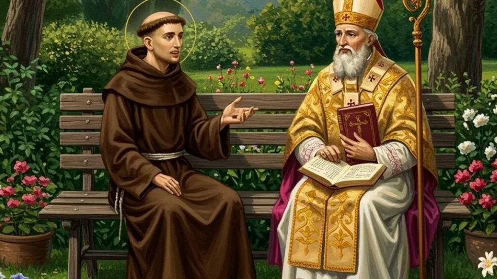 Imagem Sao Francisco e Santo Agostinho do artigo Entre Santos: São Francisco e Santo Agostinho em uma conversa sobre ecologia