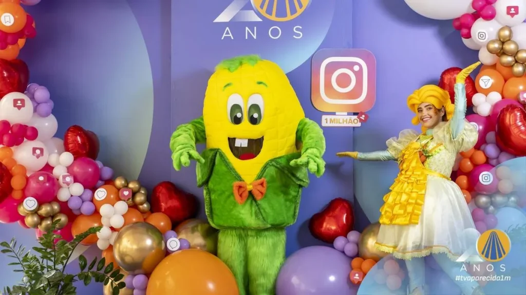 Imagem TV Aparecida 1M Davi Barbosa TV Aparecida 10 do artigo TV Aparecida comemora 1 milhão no Instagram com ações nos programas