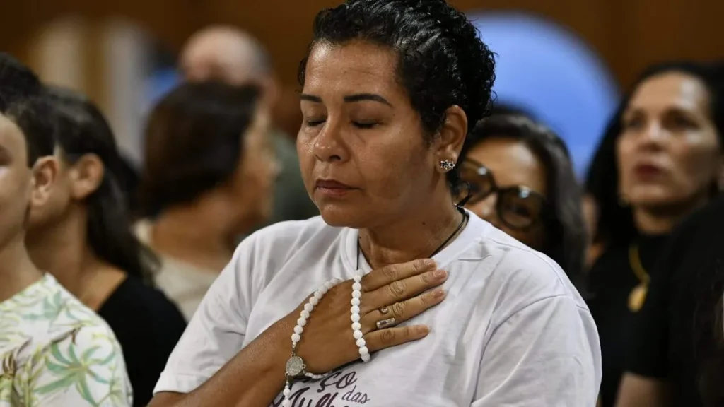 Imagem abertura da 12 romaria nacional do terco das mulheres 2025 do artigo Com Maria, mulheres do terço peregrinam na esperança
