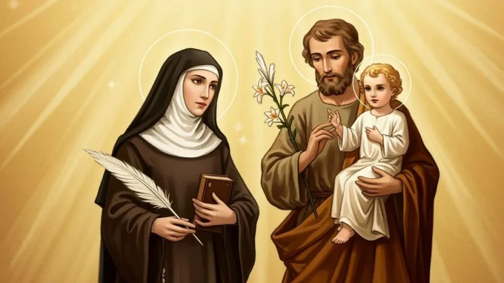 Imagem imagem de santa teresa e sao jose do artigo A devoção de Santa Teresa d'Ávila a São José