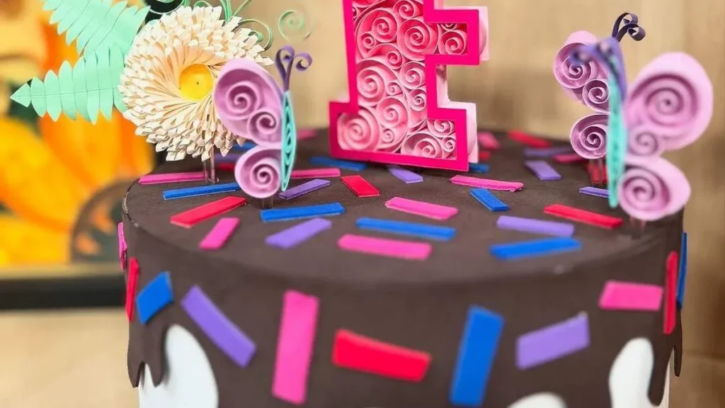 Imagem quitting fvm do artigo Topo de Bolo em Quilling - Faça Você Mesmo