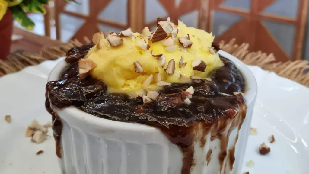 Imagem Potinho de Caramelo com Sorvete do artigo Potinho de Caramelo com Sorvete – Santa Receita