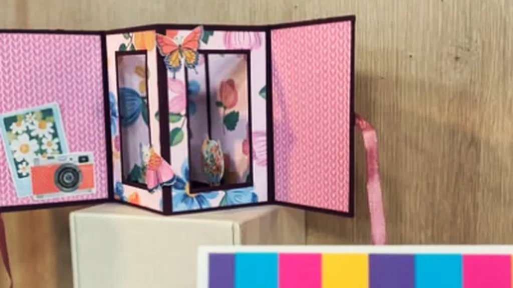 Imagem Cartao infinito em scrapbook do artigo Cartão Infinito em Scrapbook – Faça Você Mesmo