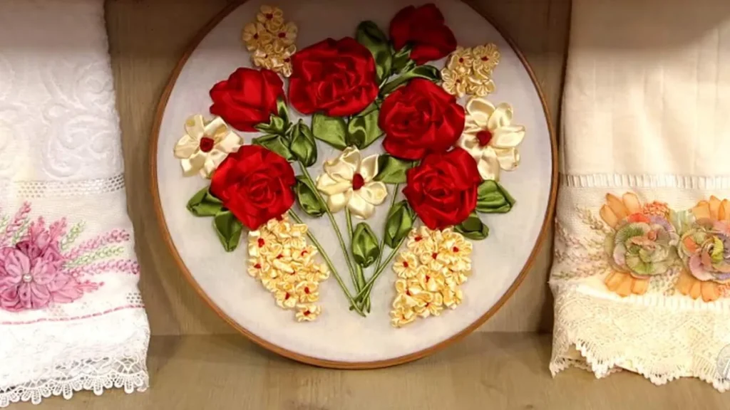 Imagem Flores Bordadas com Fita Faca Voce Mesmo 174 do artigo Flores Bordadas com Fita – Faça Você Mesmo