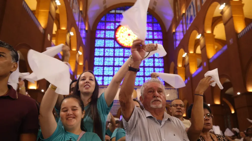 Imagem Missa da Pascoa da Ressurreicao 20 de abril de 2025 8h do artigo Cristo ressuscitou! Santuário Nacional celebra a Páscoa do Senhor