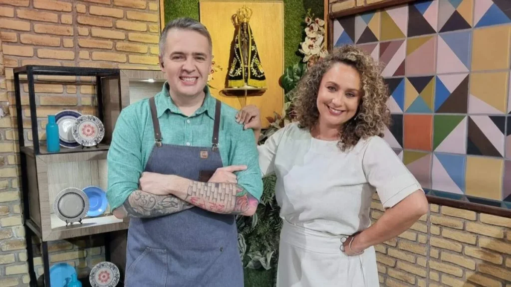 Imagem apresentadores sdv 27.4 do artigo Chef Léo Roncon prepara torta de limão no “Sabor de Vida”
