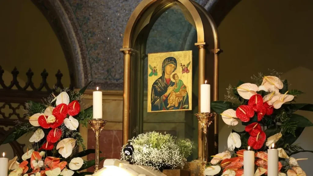 Imagem Nossa Senhora do Perpetuo Socorro Roma do artigo O Ícone de Nossa Senhora do Perpétuo Socorro e seu santuário