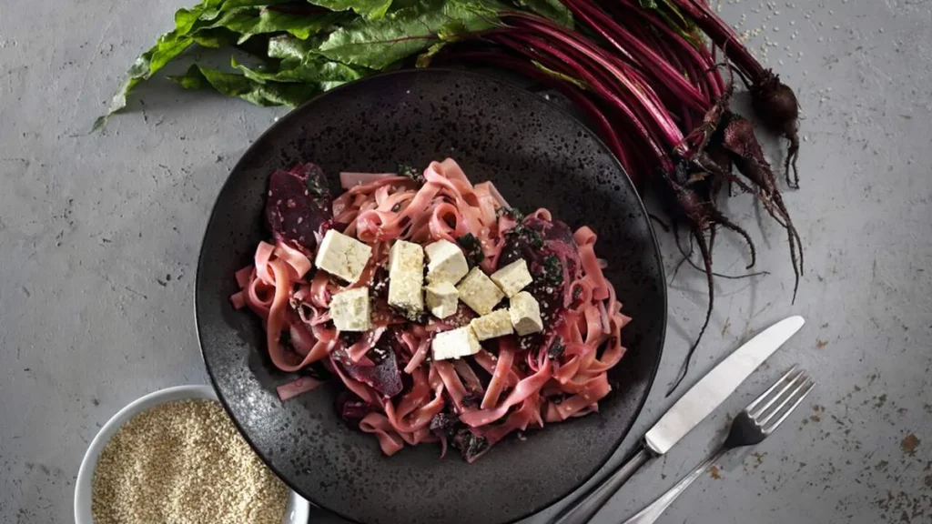 Imagem Fettuccine de Beterraba do artigo Chef no Ar: Fettuccine de Beterraba