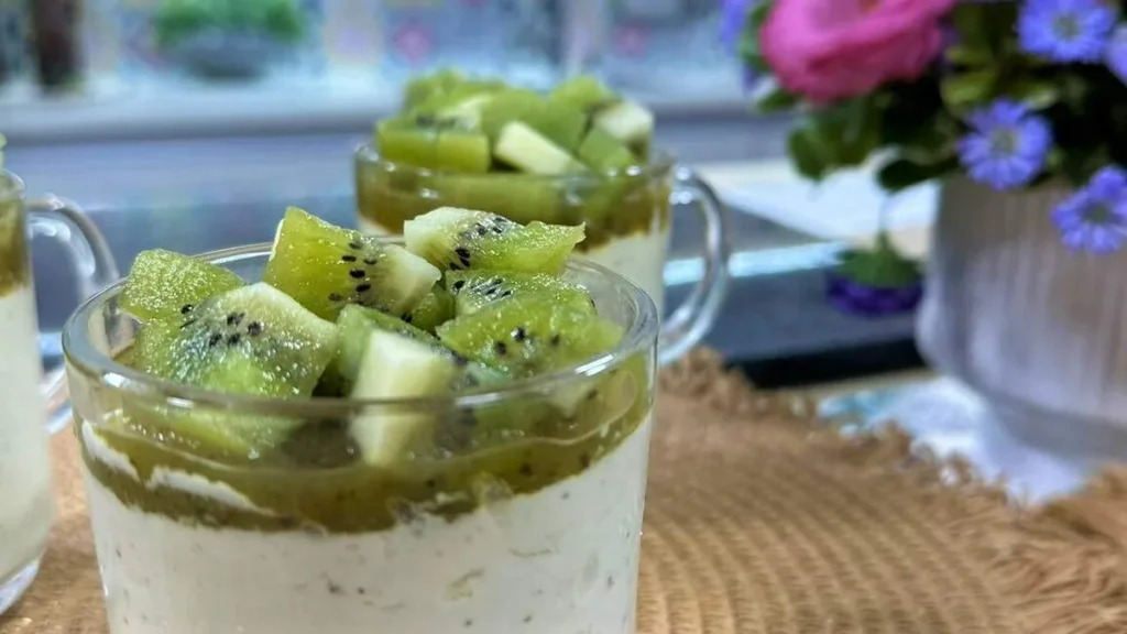 Imagem mousse de kimi do artigo Mousse de Kiwi – Santa Receita