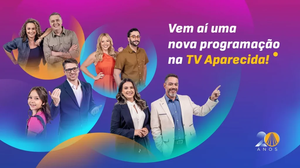 Imagem Nova Programacao TV Aparecida Davi Barbosa TV Aparecida do artigo TV Aparecida celebra 20 anos com novidades na sua programação