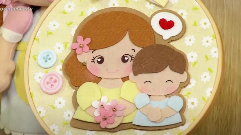 Imagem Quadrinho em Feltro FVM do artigo Quadrinho em Feltro para o Dia das Mães - Faça Você Mesmo