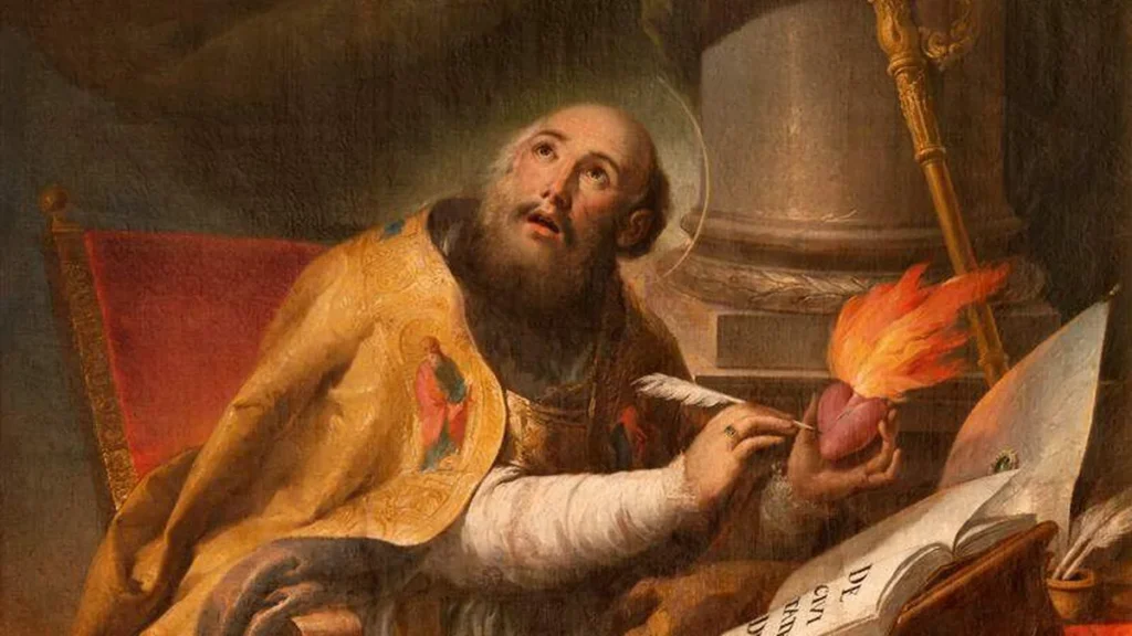Imagem Santo Agostinho do artigo Leão XIV: "sou filho de Santo Agostinho"