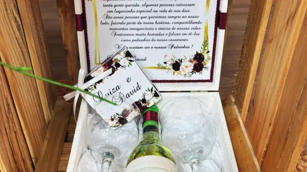 Imagem Caixa de Padrinhos FVM 125 do artigo Caixa para padrinhos de casamento - Faça Você Mesmo