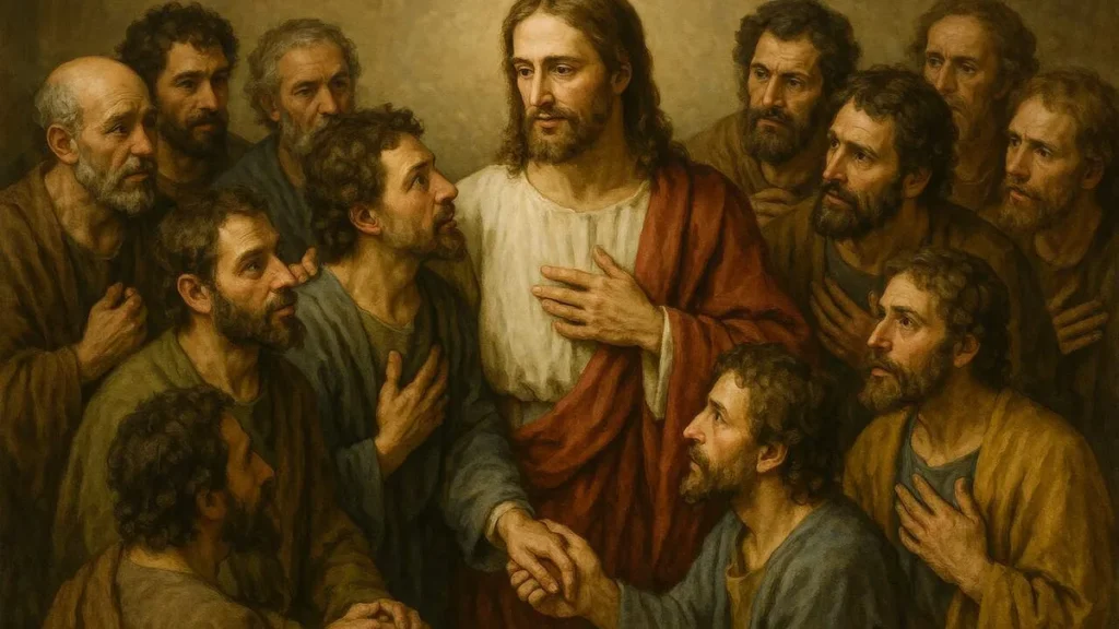 Imagem Jesus e os discipulos do artigo Reconhecidos pelo amor: como ser discípulos de Jesus