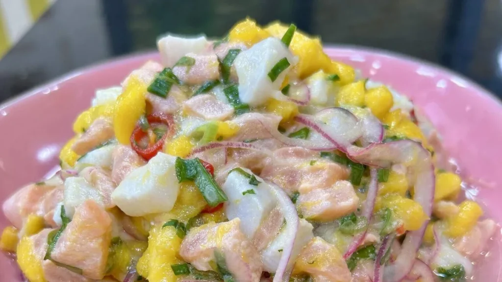Imagem ceviche tilapia salmao do artigo Ceviche - Sabor de Vida