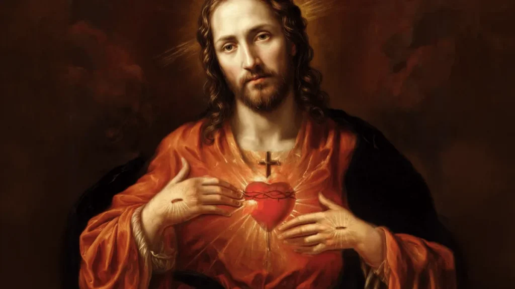 Imagem Sagrado Coracao de Jesus do artigo Rezemos ao Sagrado Coração de Jesus