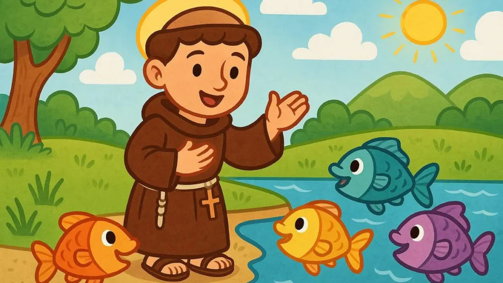 Imagem Santo Antonio infantil do artigo Dicas para ensinar Santo Antônio na catequese
