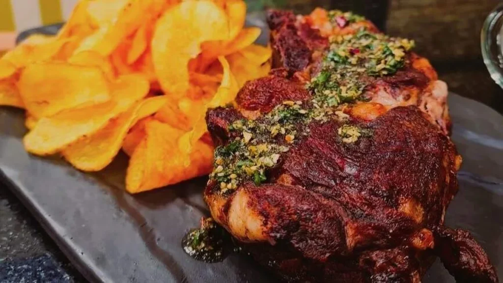 Imagem Prime Rib com Batatas SDV do artigo Prime Rib com Batata Chips e Molho Chimichurri - Sabor de Vida