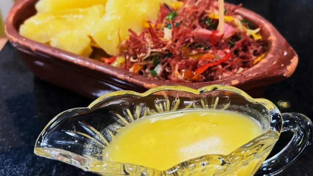 Imagem Mandioca Carne Seca SDV do artigo Mandioca com Carne Seca e Manteiga de Garrafa - Sabor de Vida