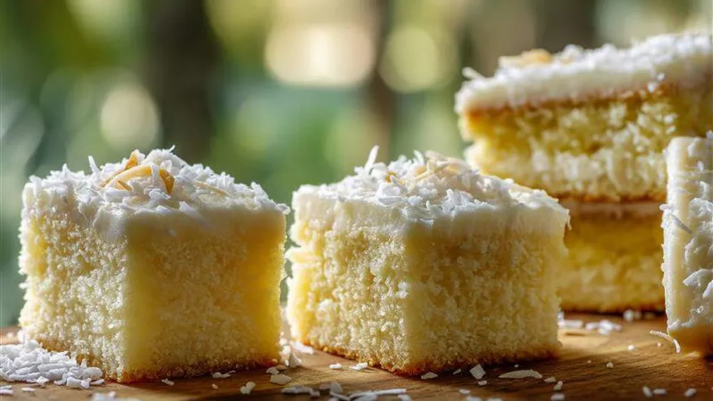 Imagem Bolo de coco do artigo Bem-vindos ao Arraial: Bolo Molhadinho de Coco