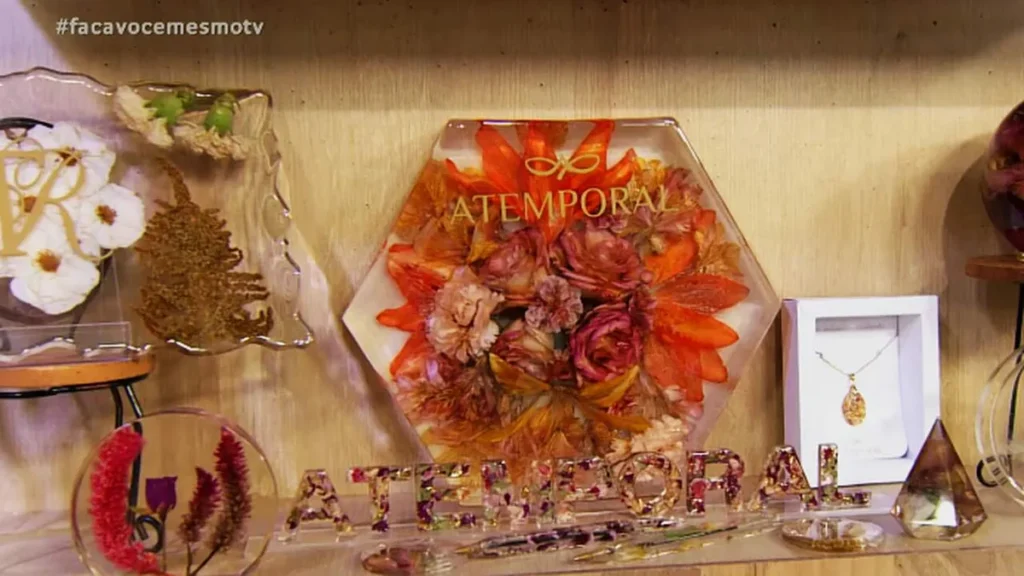 Imagem Buque de flores em resina FVM do artigo Eternização de buquê em resina - Faça Você Mesmo
