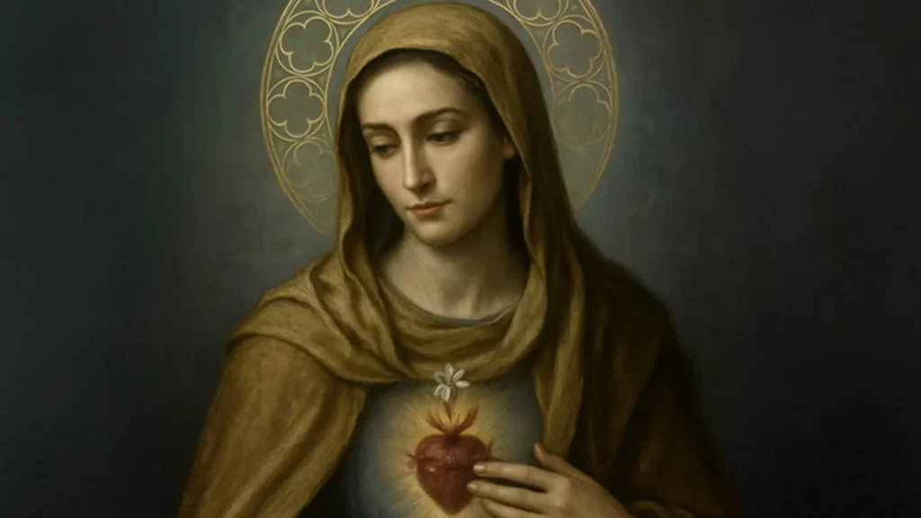 Imagem Imaculado Coracao de Maria do artigo Rezemos a Imaculada, Maria de Deus