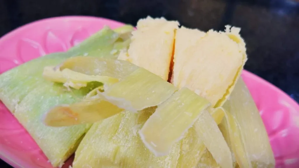 Imagem Pamonha Recheada SDV do artigo Pamonha Salgada com Calabresa e Queijo - Sabor de Vida