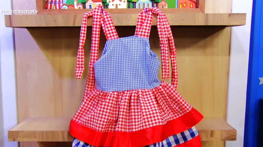 Imagem Vestido Junino FVM do artigo Vestido Junino Infantil em Costura - Faça Você Mesmo