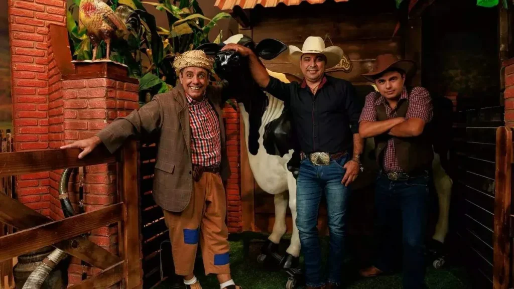 Imagem apresentadores TDP juan ribeiro do artigo Mogiano e Mogianinho homenageiam Tonico e Tinoco no “Terra da Padroeira”