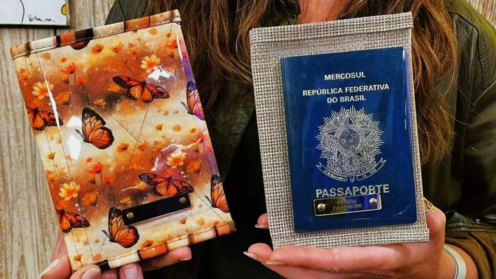 Imagem Porta Passaporte FVM do artigo Porta-passaporte em Costura Criativa - Faça Você Mesmo