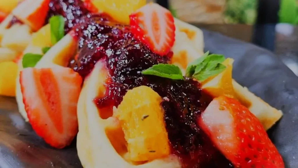 Imagem Waffle com Geleia SDV do artigo Waffle com Geleia de Morango - Sabor de Vida