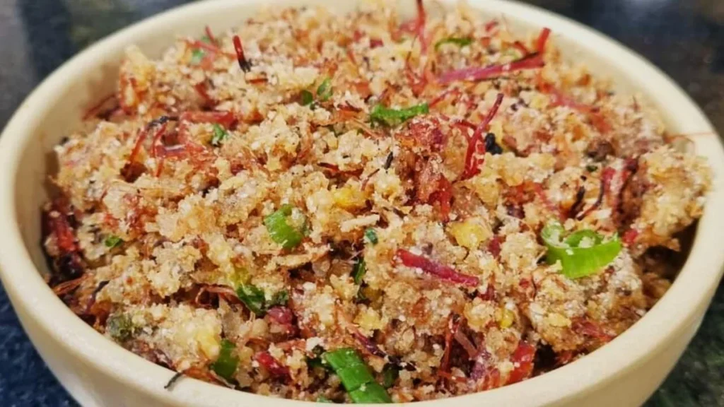 Imagem Farofa de carne seca e banana SDV do artigo Quibebe e Farofa de Carne Seca com Banana - Sabor de Vida