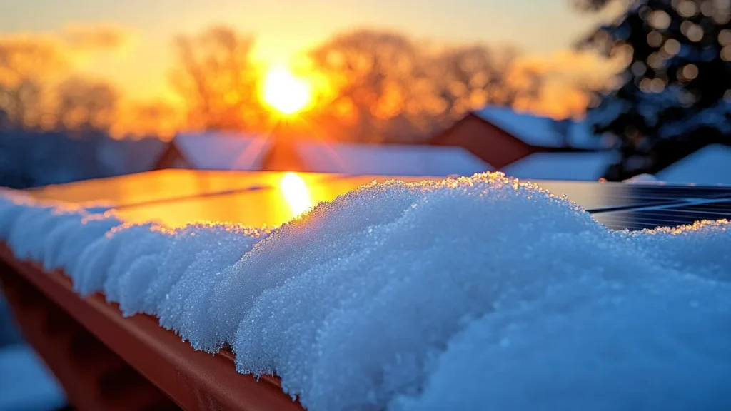 Imagem Por do Sol com neve do artigo Já nevou em São Paulo?