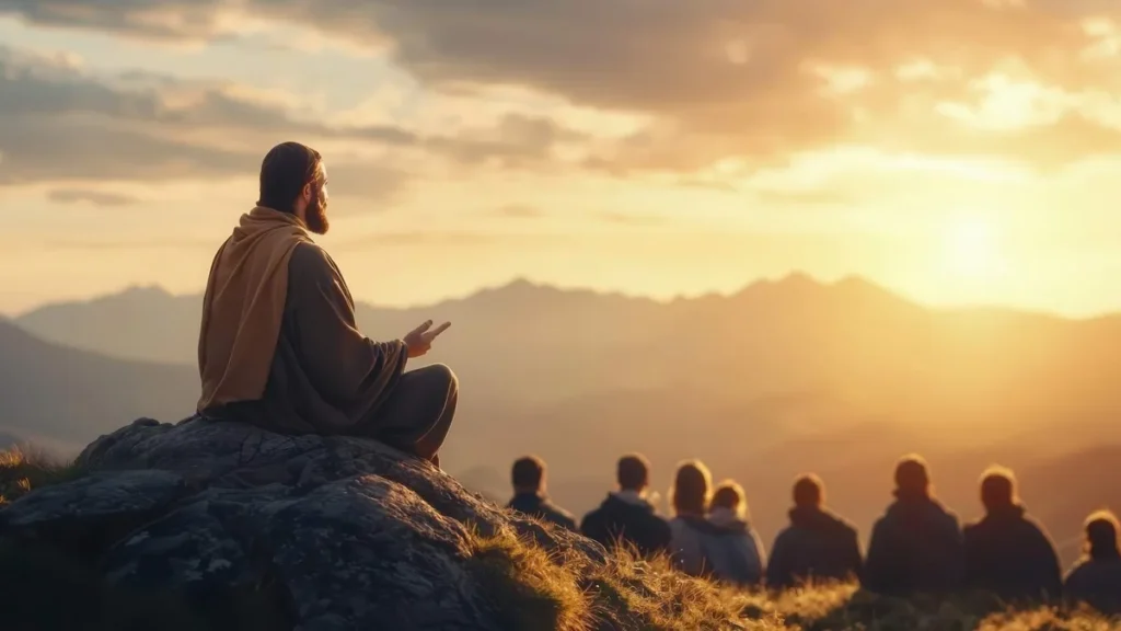 Imagem jesus pregando parabolas do artigo Por que Jesus ensinava por parábolas?