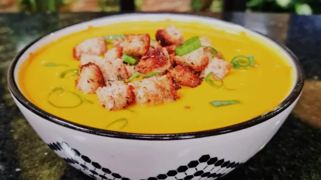 Imagem Creme de Abobora com croutons do artigo Creme de abóbora com Croutons - Sabor de Vida