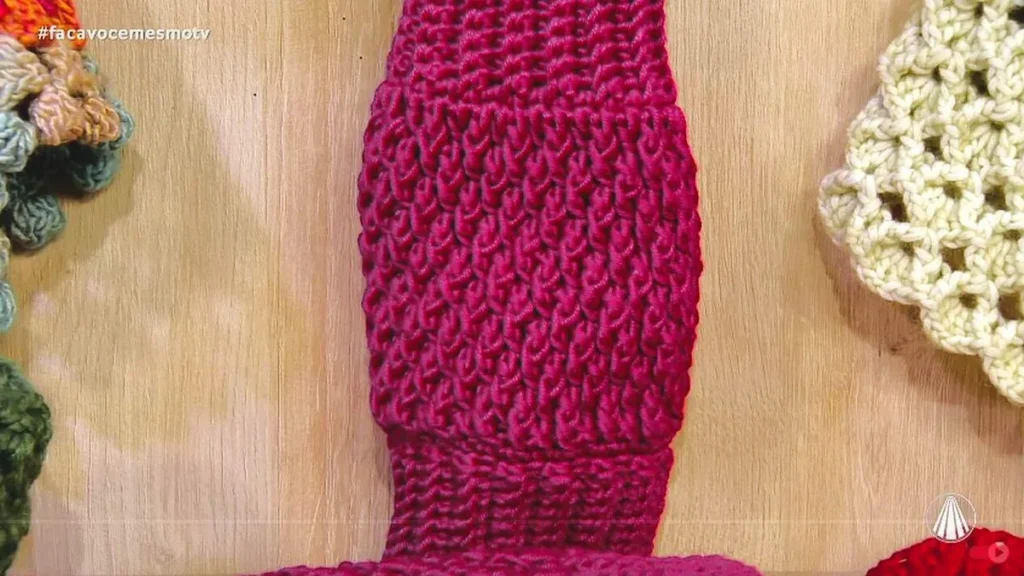 Imagem polaina em croche faca voce mesmo do artigo Polaina em crochê (fio Hobby) - Faça Você Mesmo