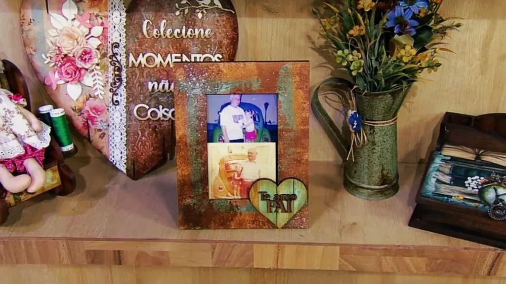 Imagem quadro em mdf pintado diy faca voce mesmo do artigo Pintura no Porta-retrato - Faça Você Mesmo