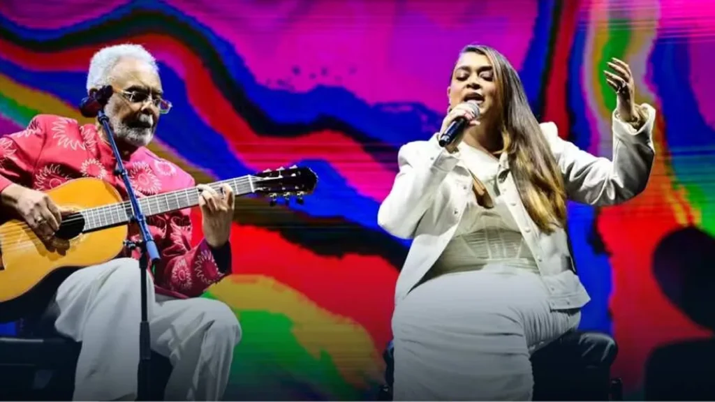 Imagem Gilberto Gil e Preta Gil do artigo Pais & Filhos no palco da vida e da música