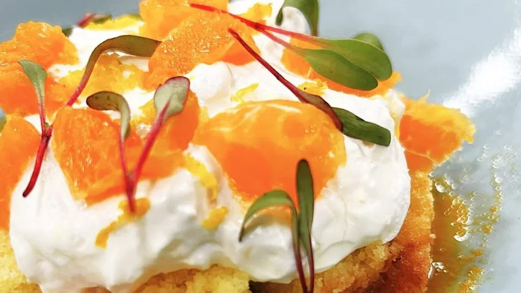 Imagem bolo de tangerina com creme e calda sabor de vida do artigo Bolo de Tangerina - Sabor de Vida