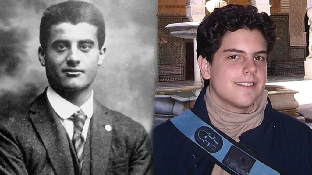 Imagem Frassati e Carlo Acutis do artigo Quiz, oração e festa: Brasil vive expectativa pela canonização de Acutis e Frassati