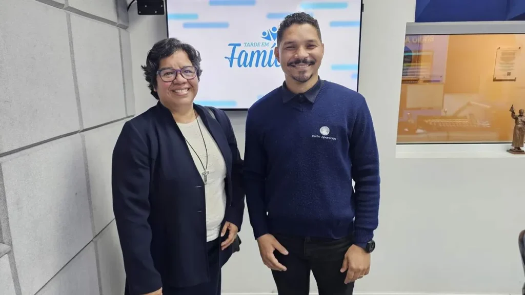 Imagem Irma Larissa Maria no Tarde em Familia do artigo Missionárias Scalabrinianas: Presença viva entre os migrantes
